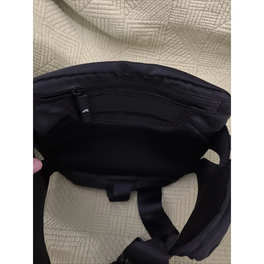 Rawlings Players Sling Bag Black Base/ Softball Crossbody Waist Pack 3 Sections